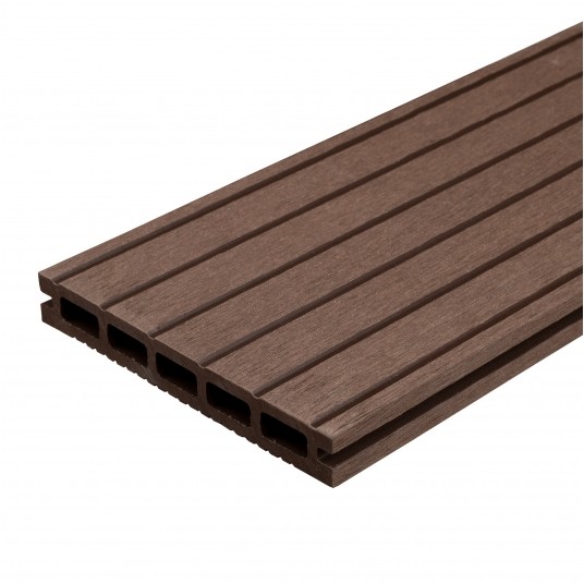 Deska kompozytowa Duna 21x146x2400mm ciemny brąz -zdjęcie numer 3