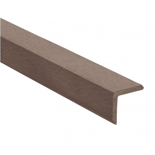Listwa kompozytowa kątowa 45x45x2400mm ciemny brąz -zdjęcie numer 1