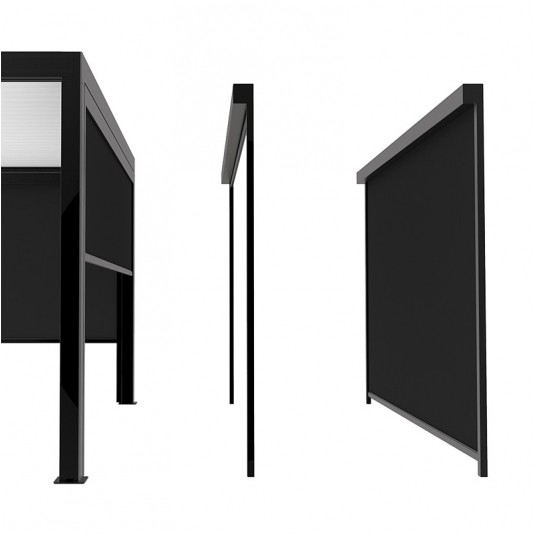 Markiza elektryczna LUXE 270x238cm do 3m antracyt -zdjęcie numer 2
