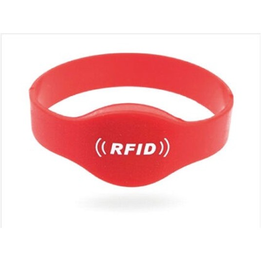 Opaska silikonowa G1 RFID 13.56-55mm-CZERWIEŃ -zdjęcie numer 1