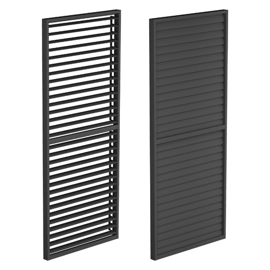 Panel żaluzjowy (R) LUXE 90x238cm do 3m antracyt -zdjęcie numer 1