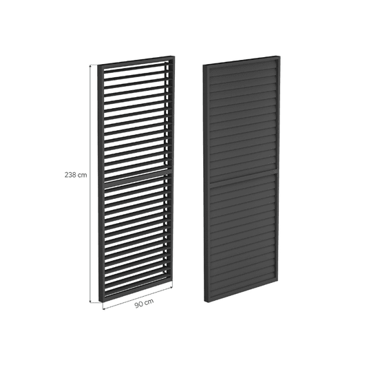 Panel żaluzjowy (R) LUXE 90x238cm do 3m antracyt -zdjęcie numer 3