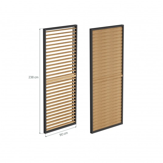 Panel żaluzjowy (R) LUXE 90x238cm do 3m drewno -zdjęcie numer 2