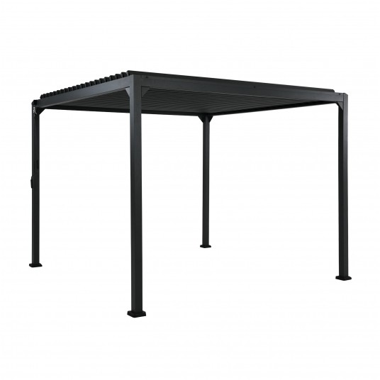 Pergola 3x3x2,3m alu-stal + zasłony i moskitiera -zdjęcie numer 5