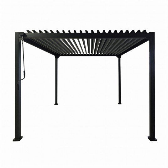 Pergola 3x4x2,3m aluminiowa ze stalowym dachem -zdjęcie numer 1