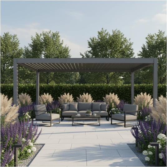 Pergola elektryczna z LED moduł 410x200x280 ELITE -zdjęcie numer 3