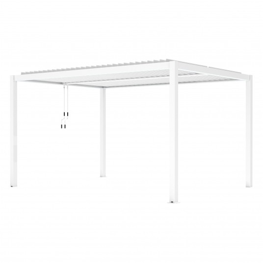 Pergola LUXE 3x4x2.5m biała z LED -zdjęcie numer 4