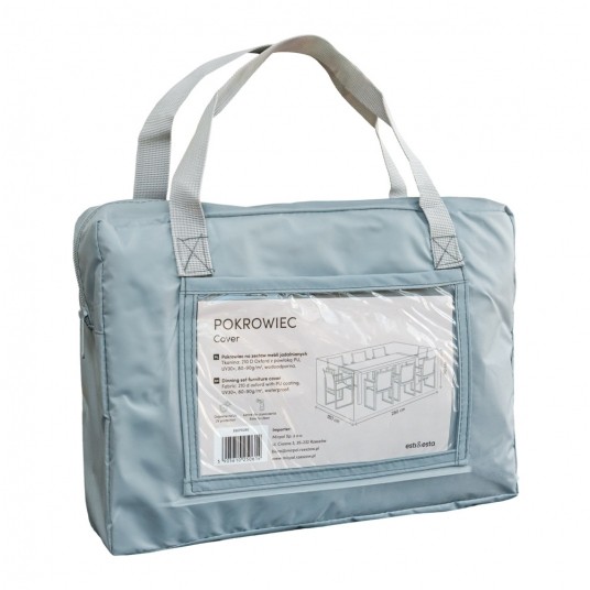 Pokrowiec na zestaw mebli jadalnianych z okrągłym stołem 160x90 cm -zdjęcie numer 10