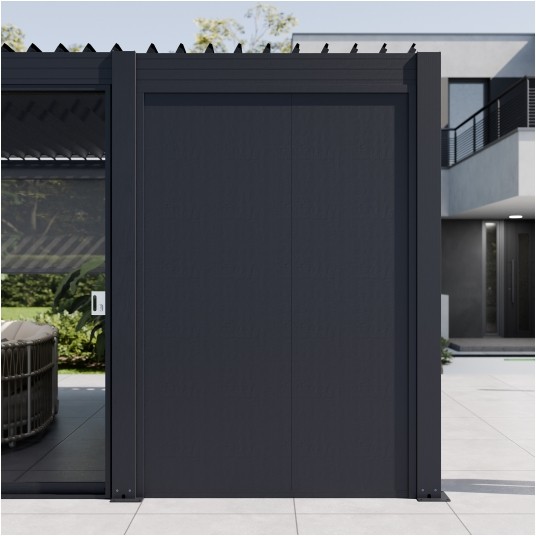 Ściana stalowa 175 × 258 cm ELITE do pergoli i carportu -zdjęcie numer 3