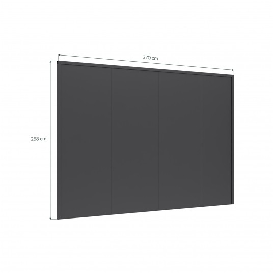 Ściana stalowa 370x258 do 4m ELITE -zdjęcie numer 2