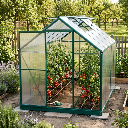 Szklarnia poliwęglanowa 248x187x210cm/h -zdjęcie numer 2