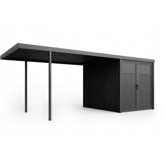 Wiata samochodowa Classic 500 × 300 cm ze składzikiem -zdjęcie numer 1