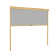 Markiza manualna LUXE 370x238 cm do pergoli 4 m drewno -zdjęcie numer 2