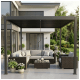 Pergola aluminiowa 3x3x2.3m antracyt -zdjęcie numer 3
