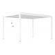 Pergola LUXE 3x4x2.5m biała z LED -zdjęcie numer 5