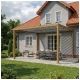 Pergola LUXE 3x4x2.5m drewno v2 z LED -zdjęcie numer 3
