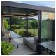 Pergola tarasowa Luxe 4x4x2.5 m antracytowa z LED i elektrycznym dachem -zdjęcie numer 7