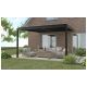 Pergola tarasowa przyścienna Luxe 4x3 m antracytowa z LED -zdjęcie numer 3