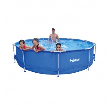 Basen stelażowy okrągły 3,6 x 0,76 m 6125L z pompą