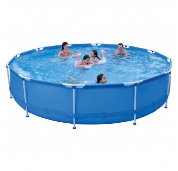 Basen stelażowy okrągły 4,5 x 0,90 m 12157L z pompą