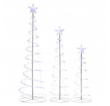 Choinka zewnętrzna LED Spark White