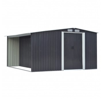 Domek narzędziowy MIR1008 ze składzikiem na drewno