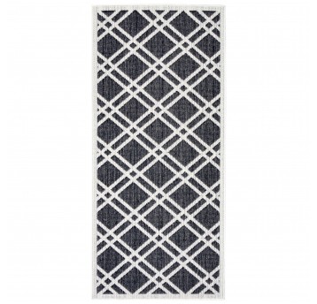 Dywan zewnętrzny Dani Black 0,8 x 1,8 m