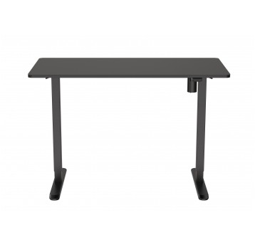 Elektryczne biurko z regulacją wysokości czarne