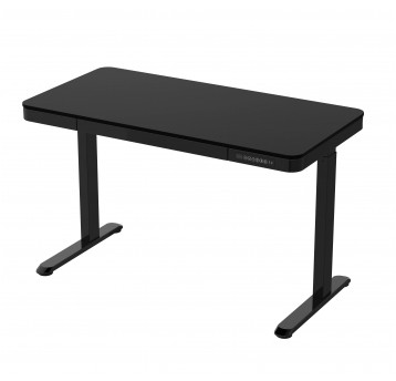 Elektryczne biurko z regulacją wysokości i USB czarne