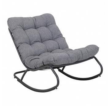 Fotel bujany Vibe z poduszką z olefinu