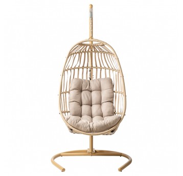 Fotel wiszący Kari beżowy