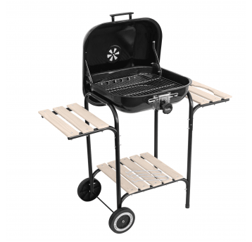 Grill węglowy MIR350 ze stalową pokrywą