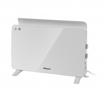 Grzejnik konwektorowy szklany GH-1601M biały