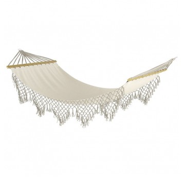 Hamak ogrodowy Boho 200x100 cm z belką