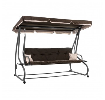 Huśtawka ogrodowa Megi brązowa