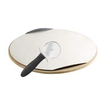 Kamień do pizzy AE501 z aluminiową tacką