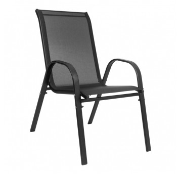 Krzesło ogrodowe Arkadia KD czarne