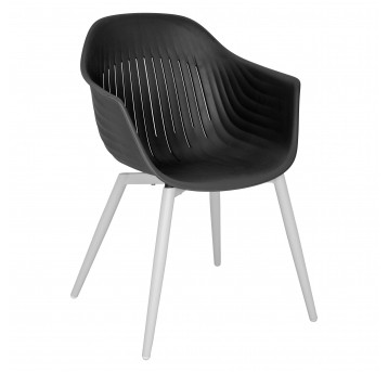 Krzesło ogrodowe Ballena czarne