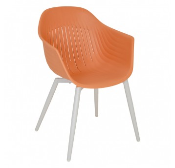 Krzesło ogrodowe Ballena pomarańczowe