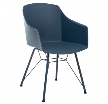 Krzesło ogrodowe Clara ciemnoniebieskie