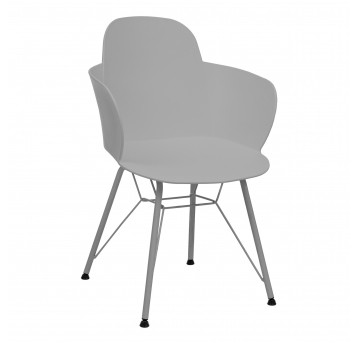 Krzesło ogrodowe Emma szare