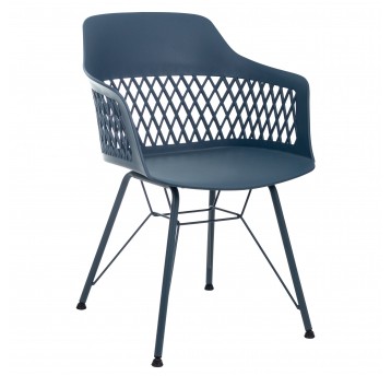 Krzesło ogrodowe Greta ciemnoniebieskie