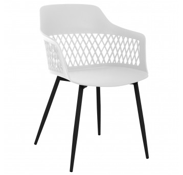 Krzesło ogrodowe Lucia białe