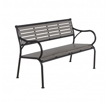 Ławka ogrodowa MIR-271 ze stali ocynkowanej