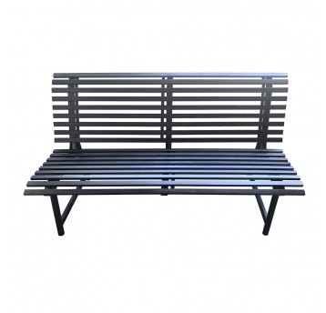 Ławka stalowa 160x73x85cm antracytowa