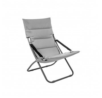 Leżak ogrodowy Verde szary