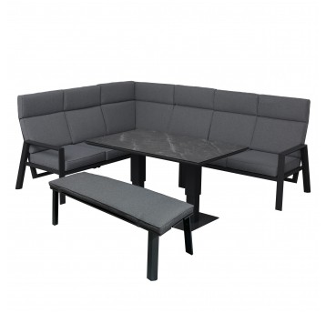 Meble ogrodowe Awinion z narożnikiem