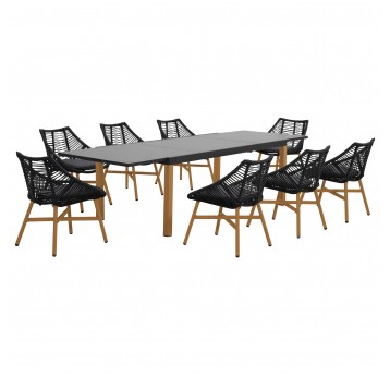 Meble ogrodowe jadalniane Holand dla 8 osób