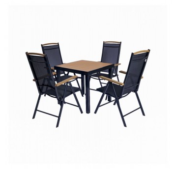 Meble ogrodowe jadalniane Izzy dla 4 osób