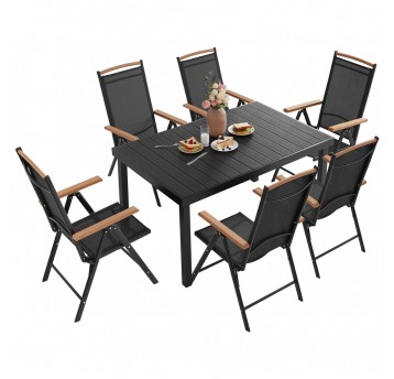 Meble ogrodowe jadalniane Izzy dla 6 osób